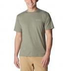 Columbia TECH TRAIL GRAPHIC TEE M (stone green htr)