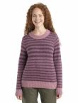 Icebreaker W WAYPOINT CREWE SWEATER (crystal/nightsahade)