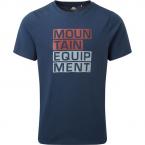 Mountain Equipment BLOCK LETTER TEE (denim blue)