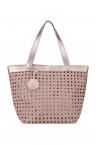 Ilse Jacobsen BRAIDED SHOPPER (adobe rose/rose gold)