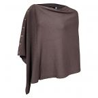 Ivanhoe of Sweden ECO CHESTNUT PONCHO (dark khaki)