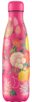 Chilly's FLORAL 500ml Isolierflasche (pink pompons)