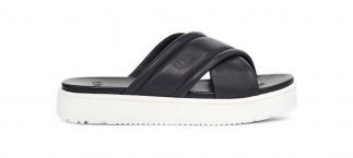 Ugg ZAYNE CROSSBAND PANTOLETTE W (black leather)