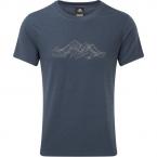 Mountain Equipment GROUNDUP MOUNTAIN TEE (denim blue)