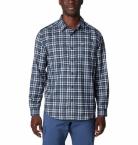 Columbia SILVER RIDGE UTILITY LITE PLAID SHIRT M (collegiate navy)