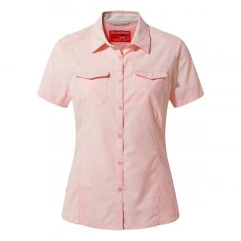 Craghoppers NosiLife ADVENTURE SS SHIRT WOMEN (seashell pink)