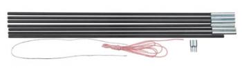 BASICNATURE FIBERGLASZELTSTANGE (4 m x 7,9 mm 7 Segmente)