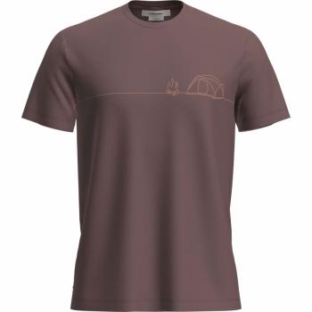 Icebreaker M 150 TECH LITE SS TEE SINGLE LINE CAMP (carob)