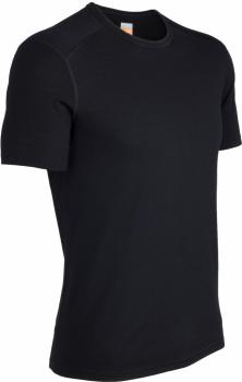 Icebreaker  MENS OASIS SS CREWE (Black)