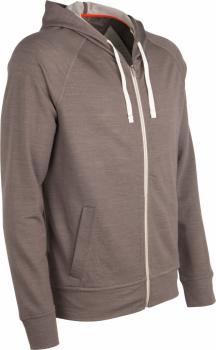 Icebreaker  MENS ROVER LS ZIP HOOD (Trail HTHR)