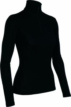 Icebreaker  WMNS EVERYDAY LS HALF ZIP (Black)