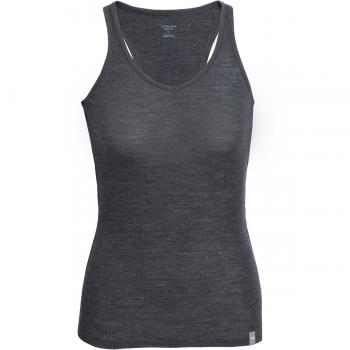 Icebreaker  WMNS BUTTER RIB RACERBACK TANK (Jet HTHR)