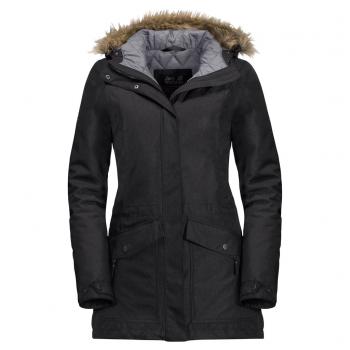 Jack Wolfskin COASTAL RANGE PARKA W (black)