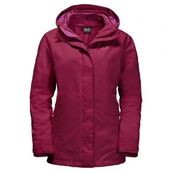 Jack Wolfskin ARBORG 3IN1 (dark ruby)