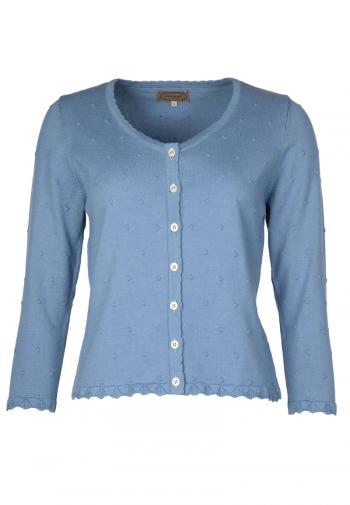 Sorgenfri Sylt LISELOTTE DOT Strickjacke (swedish blue)