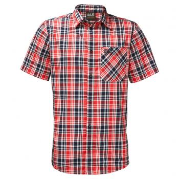 Jack Wolfskin SAINT ELMOS SHIRT MEN (fiery red checks)