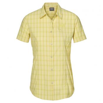 Jack Wolfskin CENTAURA STRETCH VENT SHIRT W (lemonade checks)