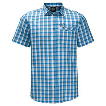 Jack Wolfskin NAPO RIVER SHIRT (ocean blue checks)