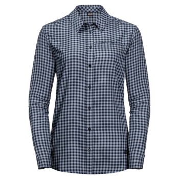 Jack Wolfskin RIVER TOWN SHIRT W (bluewash checks)