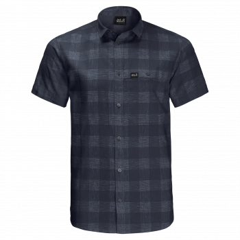 Jack Wolfskin HIGHLANDS SHIRT M (night blue checks)