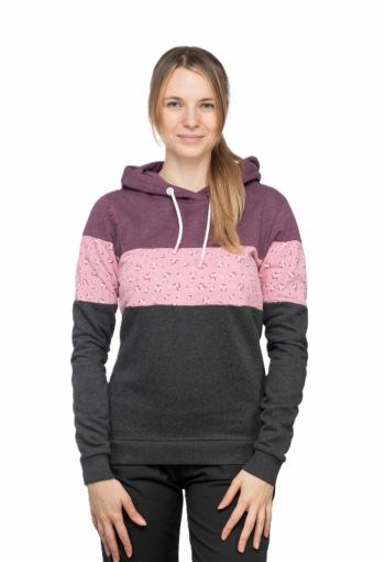 Chillaz WALCHSEE HOODIE W (dark bordeaux/rose/black)