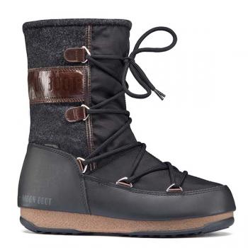 Moon Boot  W's W.E. VIENNA FELT WP (black/dark brown)