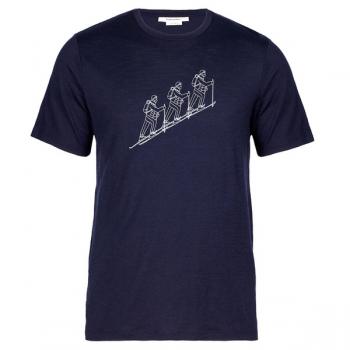 Icebreaker M TECH LITE II SS TEE NATURAL SK (midnight navy)