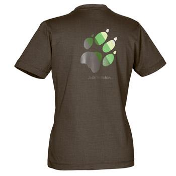Jack Wolfskin PAW V-NECK T WOMEN (olive brown)