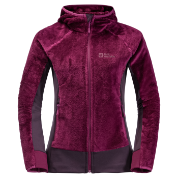 Jack Wolfskin ROTWAND HOODED FZ W (wild berry)