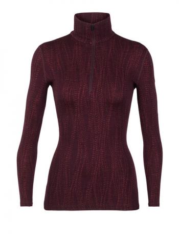 Icebreaker WMNS 250 VERTEX LS HALF ZIP DRIFT (VELVET/PRISM)