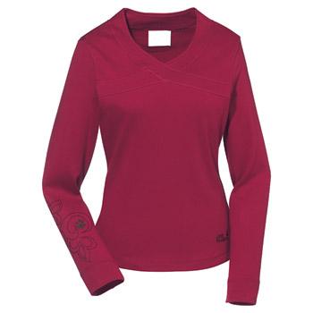 Jack Wolfskin SPELLBOUND LONGSLEEVE WOMEN (dark red)