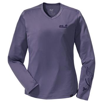 Jack Wolfskin TRAIL LONGSLEEVE WOMEN (violet blue)