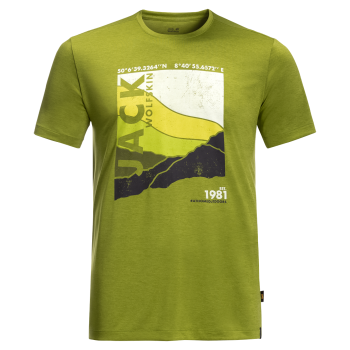 Jack Wolfskin CROSSTRAIL GRAPHIC T M (golden cypress)