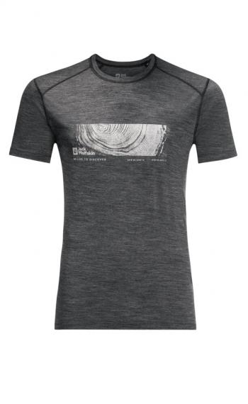 Jack Wolfskin KAMMWEG GRAPHIC S/S M (phantom)