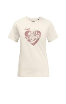 Jack Wolfskin CAMPING LOVE T W (cotton white)