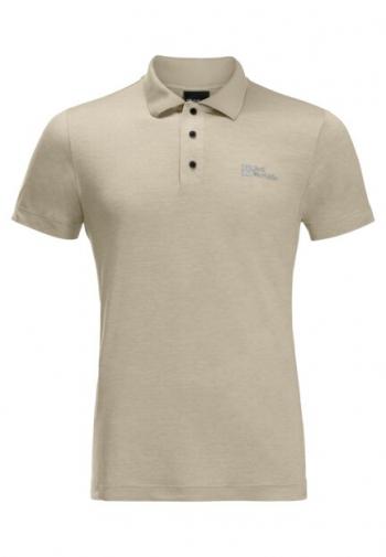 Jack Wolfskin TRAVEL POLO M (stone heather)