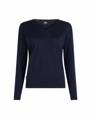 Icebreaker W 150 LODGE LS TEE (midnight navy)