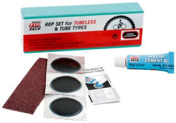 TIP TOP FAHRRADREP. SET TUBELESS