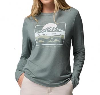 Columbia PARSONS POINT LS GRAPHIC TEE W (sedona sage)