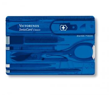 Victorinox SWISSCARD CLASSIC (blau transp.)