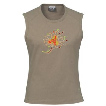 Jack Wolfskin FLOWER PAW TANK TOP (stone)