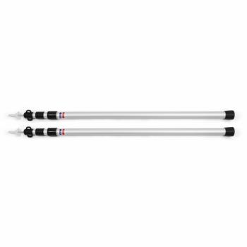 BASICNATURE AUFSTELLSTANGEN, ALU, TELESKOP (80-180 cm 2 Stück)