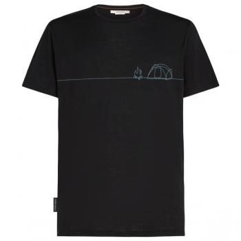 Icebreaker M 150 TECH LITE SS TEE SINGLE LINE CAMP (black)