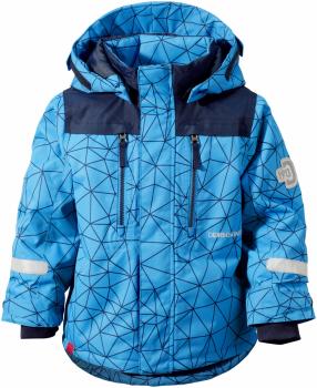Didriksons HAMRES PRINTED KID'S JACKET (teal tepee)