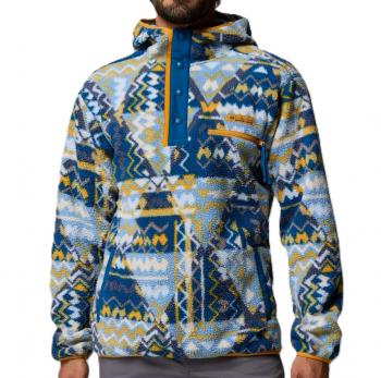 Columbia HELVETIA II PRINTED HOOD M (phenix blue geomix)