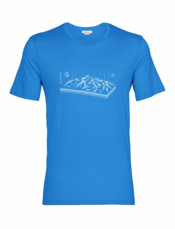 Icebreaker M TECH LITE II SS TEE ALPS 3D (lazurite)