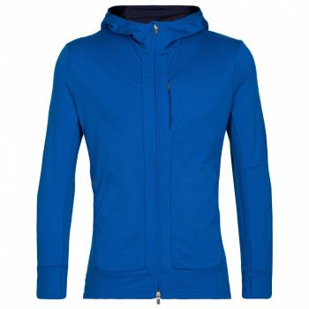 Icebreaker M QUANTUM III LS ZIP HOOD (lazurite/royal navy)
