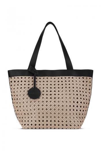Ilse Jacobsen BRAIDED SHOPPER (sand pile/black)