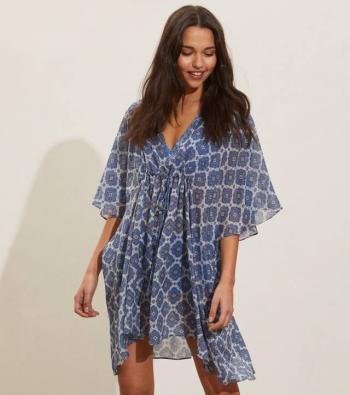 Odd Molly ALOUETTE BEACH TUNIC (blue pathos/ white)