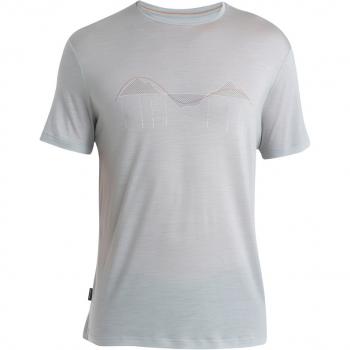 Icebreaker M 125 COOL-LITE SPHERE SS TEE TRAIL CLIMB  (ether)